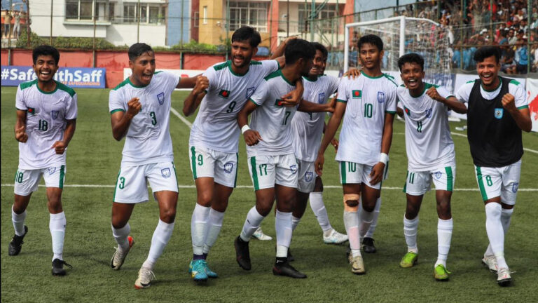 সাফ অনূর্ধ্ব-২০: নেপালকে উড়িয়ে শিরোপা জিতলো বাংলাদেশ